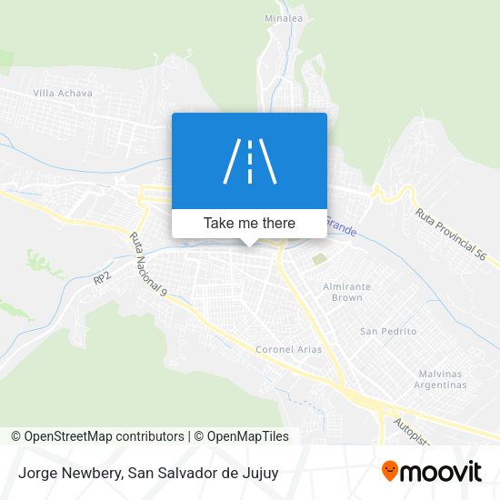 Jorge Newbery map