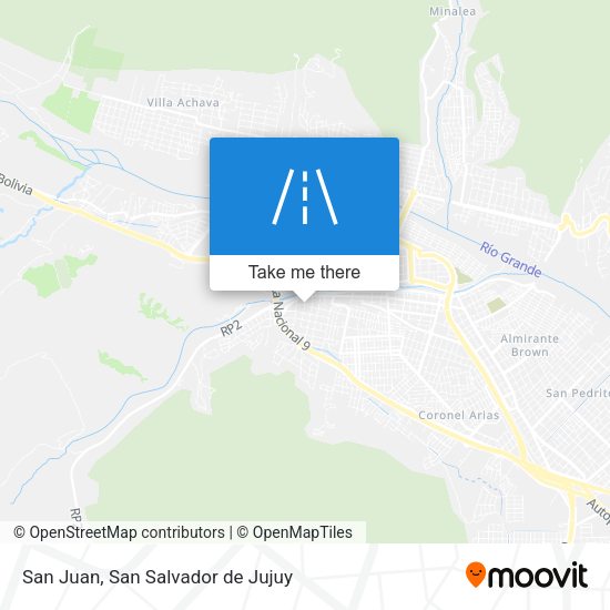 San Juan map