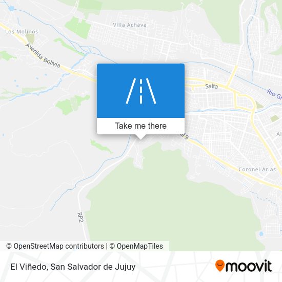 El Viñedo map