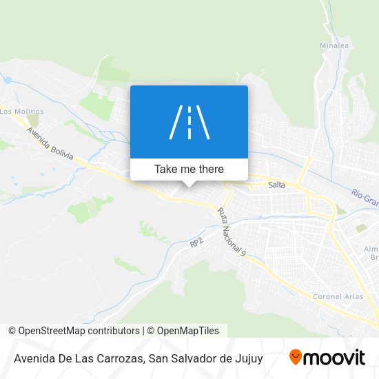 Mapa de Avenida De Las Carrozas