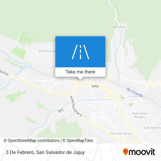 Mapa de 3 De Febrero