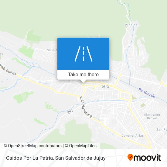 Caidos Por La Patria map