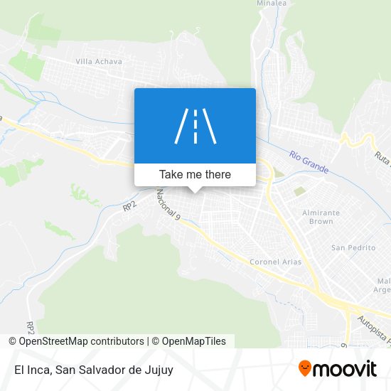 Mapa de El Inca
