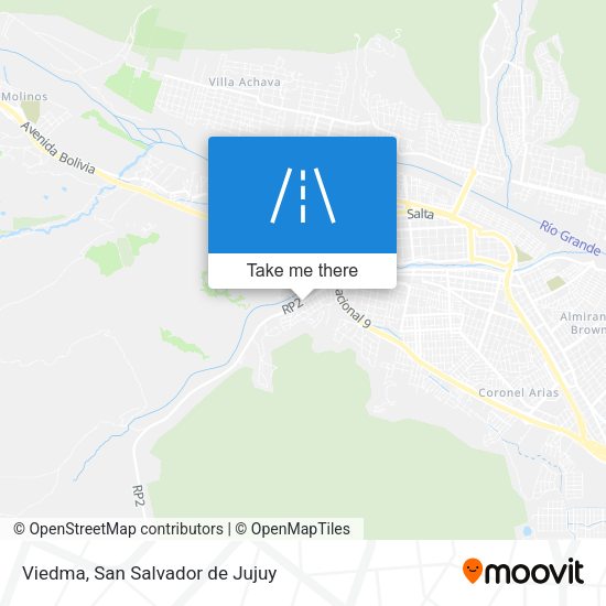 Mapa de Viedma