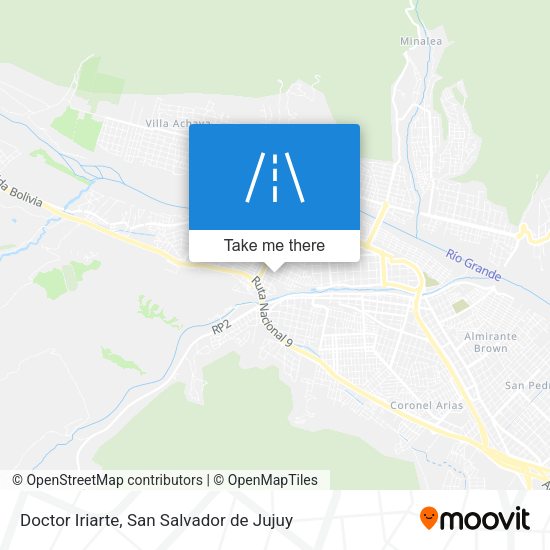 Doctor Iriarte map