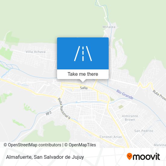 Almafuerte map