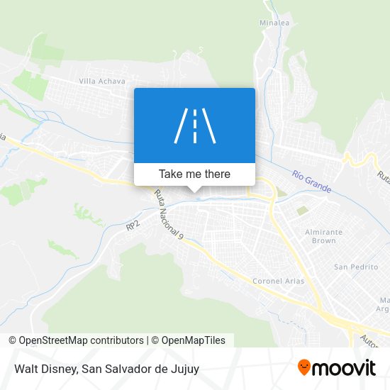 Walt Disney map