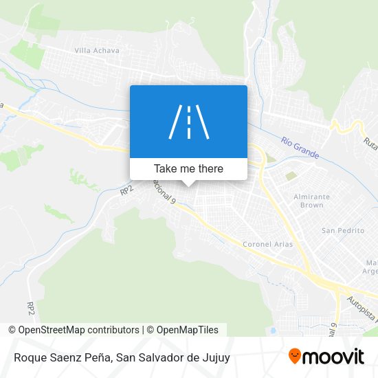 Roque Saenz Peña map
