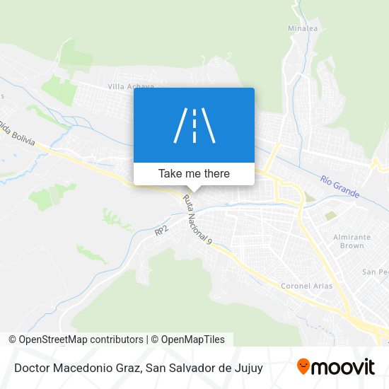 Doctor Macedonio Graz map