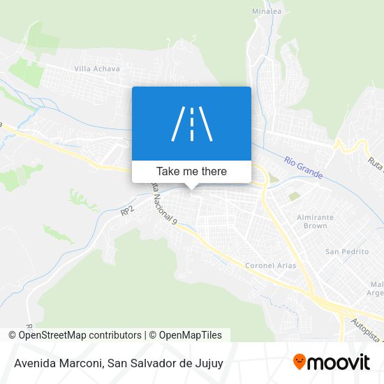 Mapa de Avenida Marconi