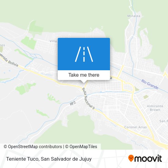 Teniente Tuco map