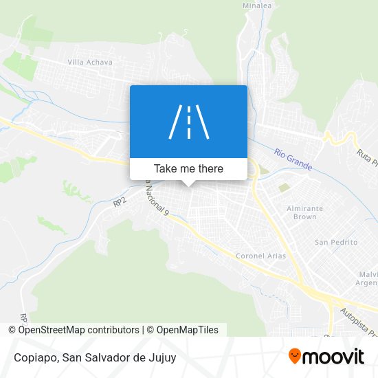 Mapa de Copiapo