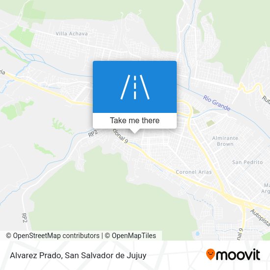 Mapa de Alvarez Prado