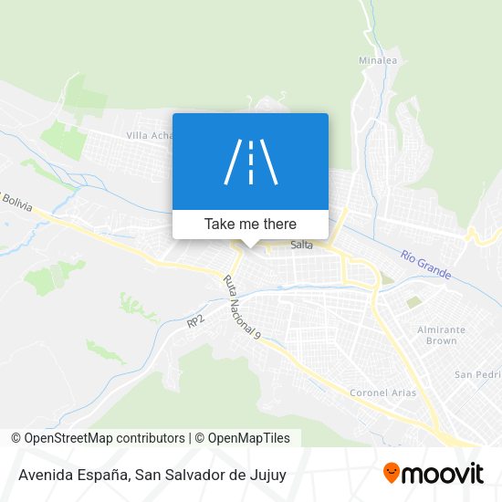 Avenida España map