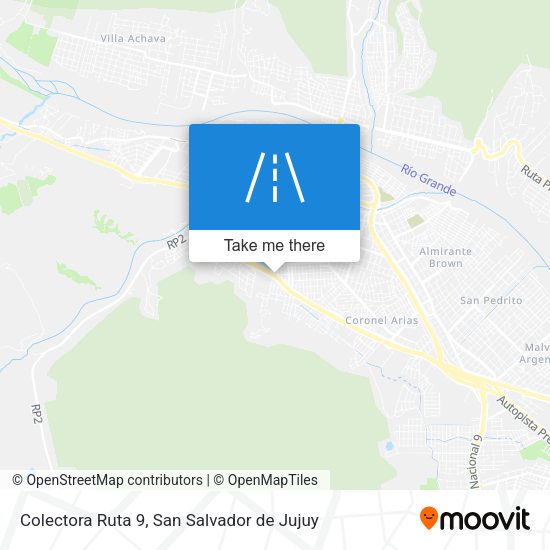 Colectora Ruta 9 map