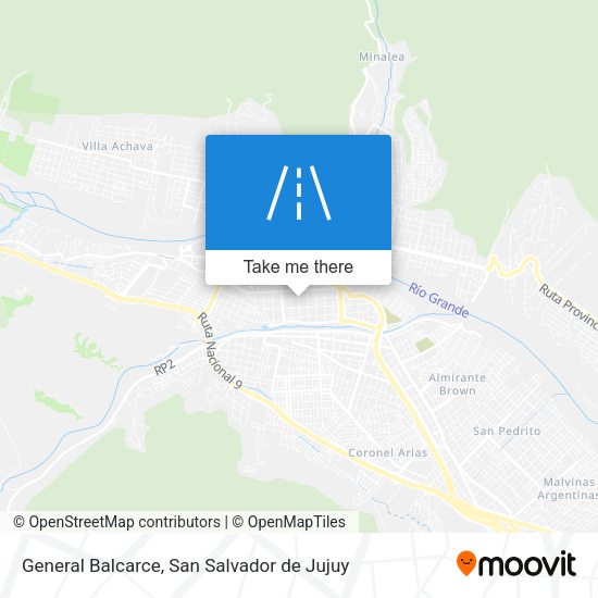 General Balcarce map