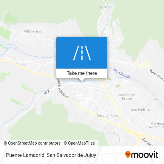 Mapa de Puente Lamadrid