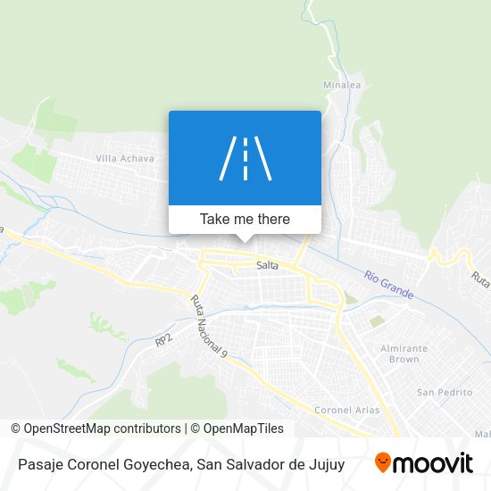 Pasaje Coronel Goyechea map