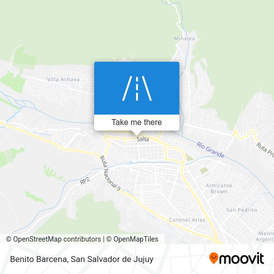 Benito Barcena map