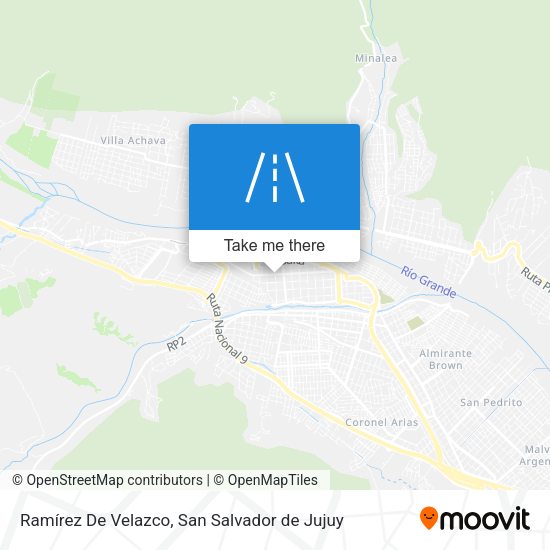 Ramírez De Velazco map