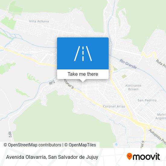 Avenida Olavarría map