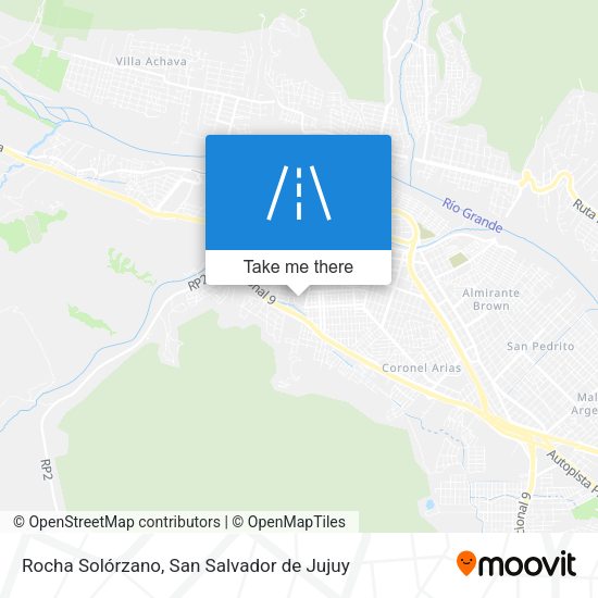 Mapa de Rocha Solórzano