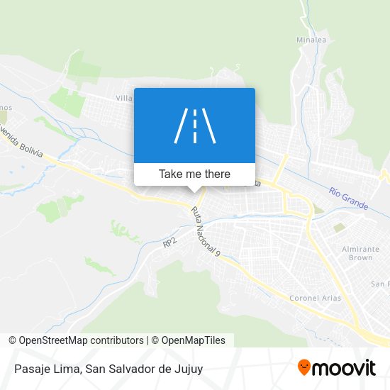 Mapa de Pasaje Lima