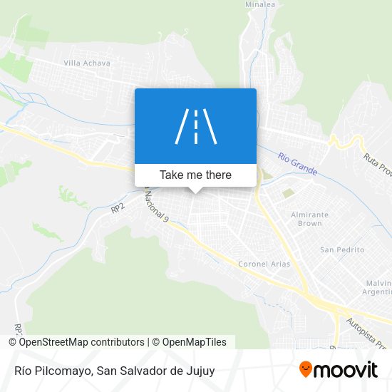 Mapa de Río Pilcomayo