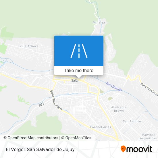 Mapa de El Vergel