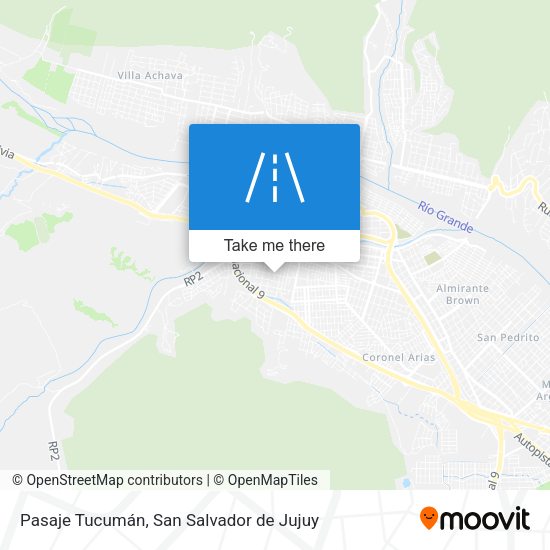Mapa de Pasaje Tucumán