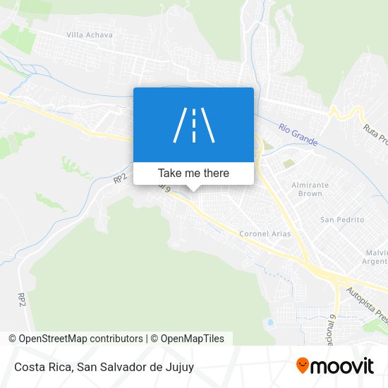Mapa de Costa Rica