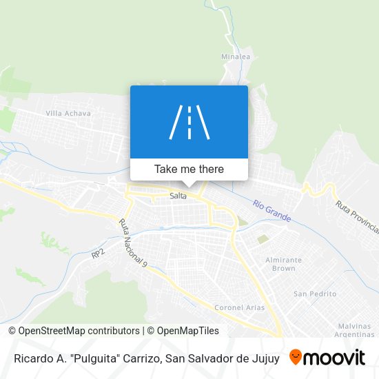 Ricardo A. "Pulguita" Carrizo map