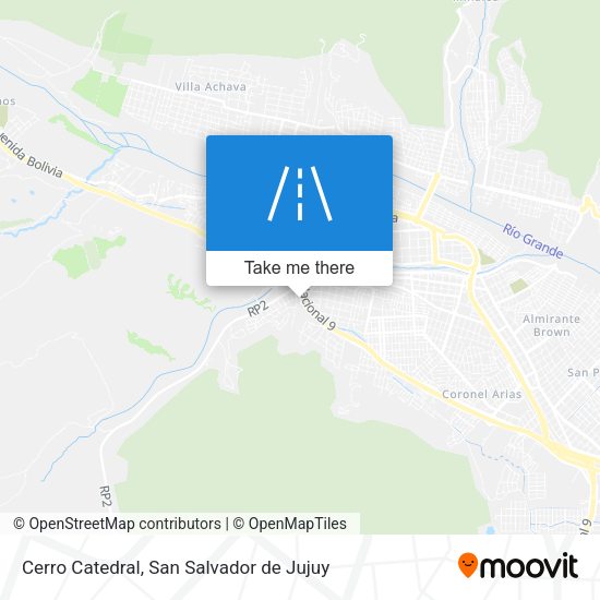 Mapa de Cerro Catedral