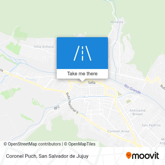 Mapa de Coronel Puch