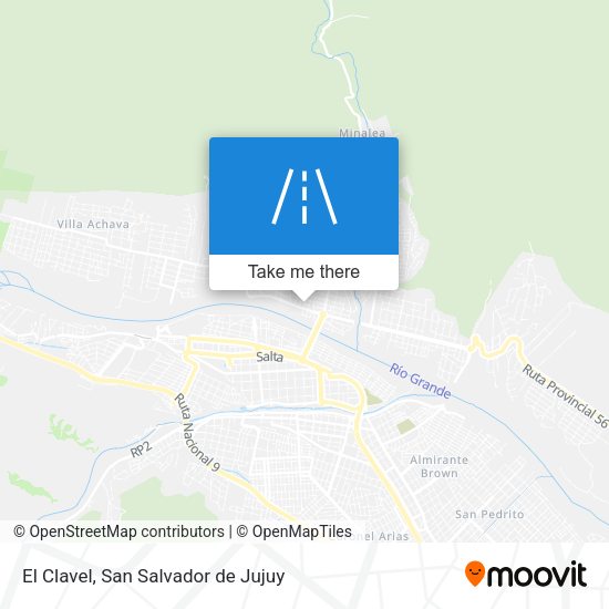 Mapa de El Clavel