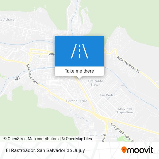 El Rastreador map