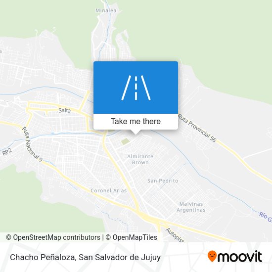 Chacho Peñaloza map