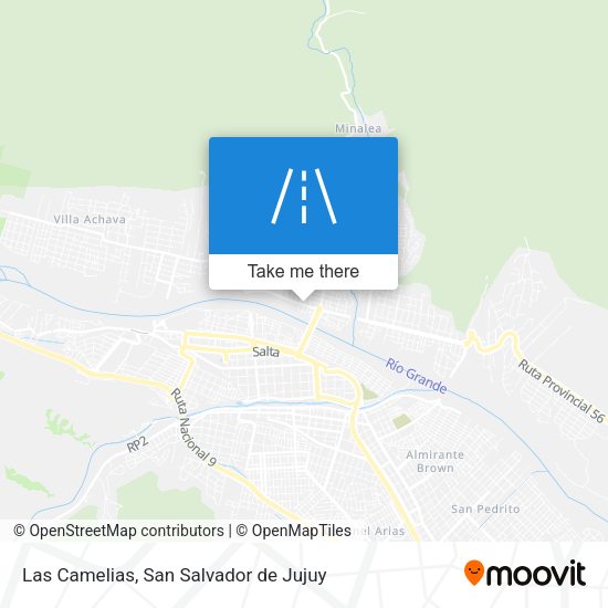 Mapa de Las Camelias