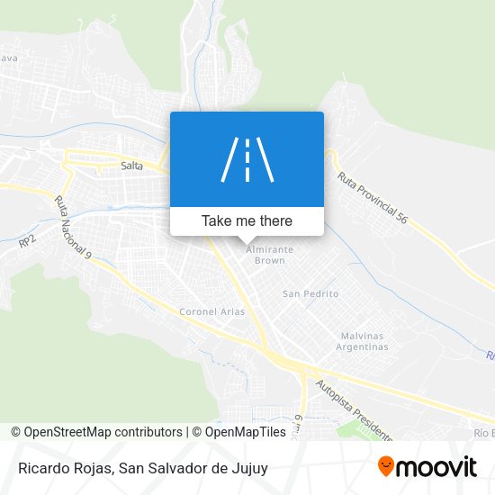 Mapa de Ricardo Rojas