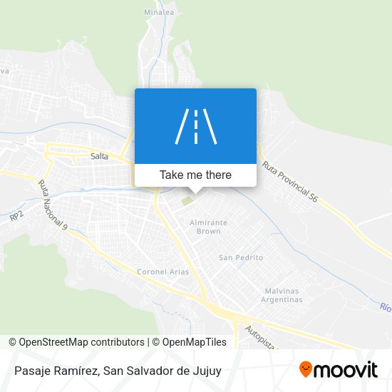 Mapa de Pasaje Ramírez