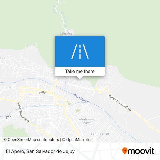 El Apero map
