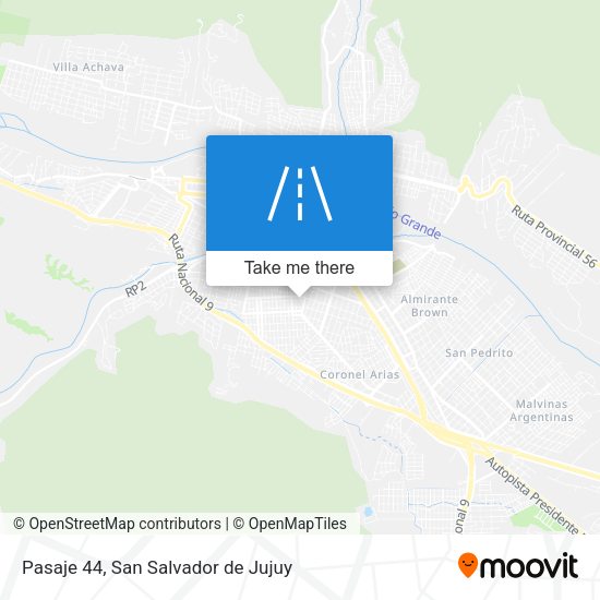 Mapa de Pasaje 44