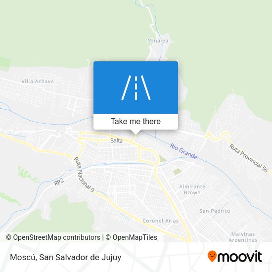 Mapa de Moscú