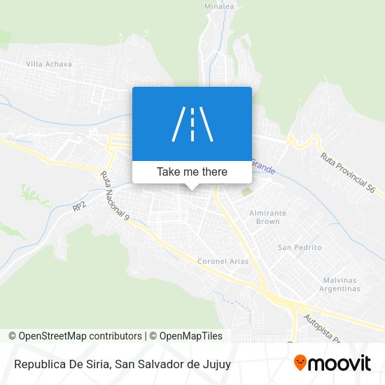Republica De Siria map