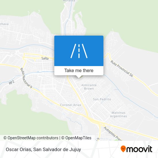 Oscar Orias map