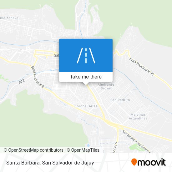 Santa Bárbara map
