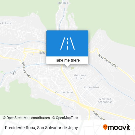 Presidente Roca map