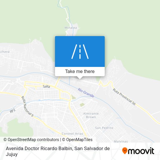 Avenida Doctor Ricardo Balbín map