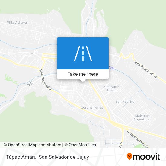 Túpac Amaru map