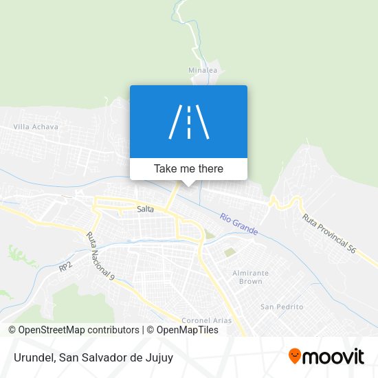 Urundel map